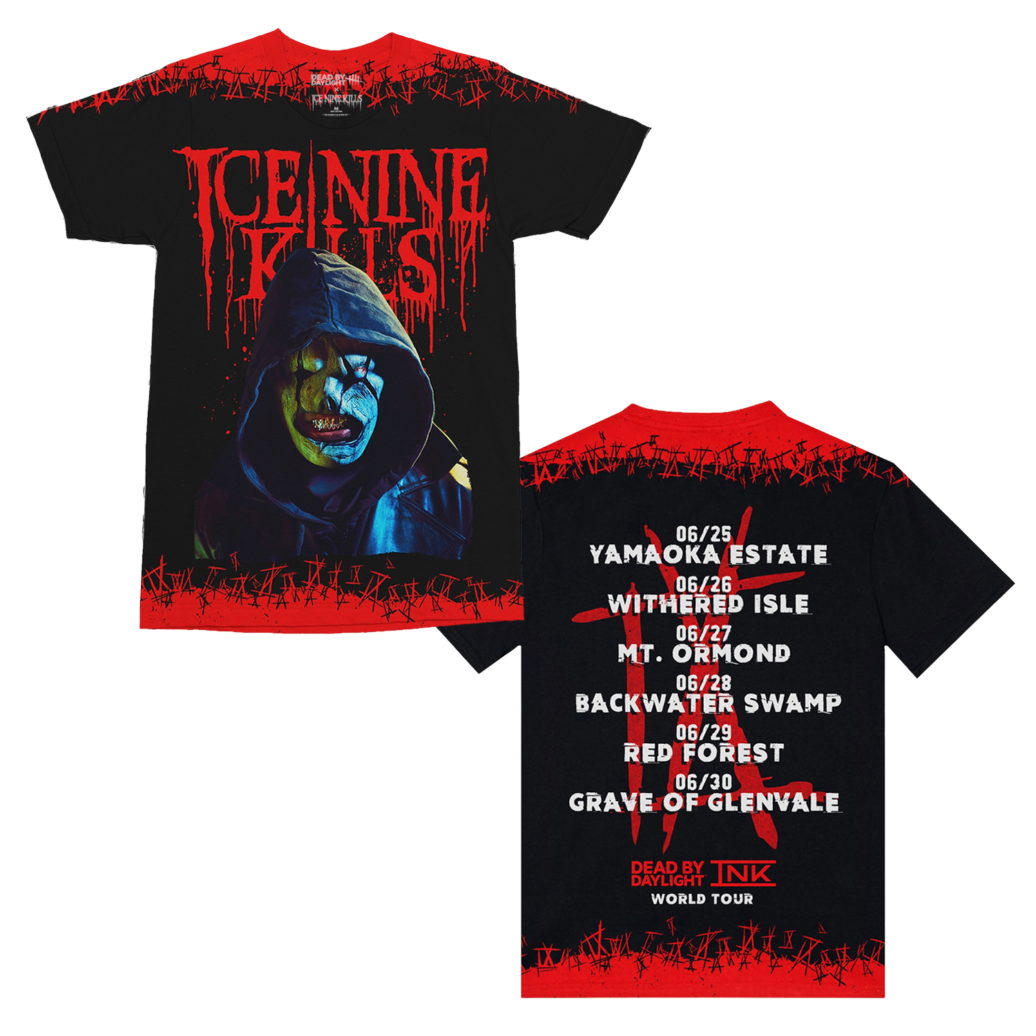 Dead by Daylight Tour Tee – ICE NINE KILLS