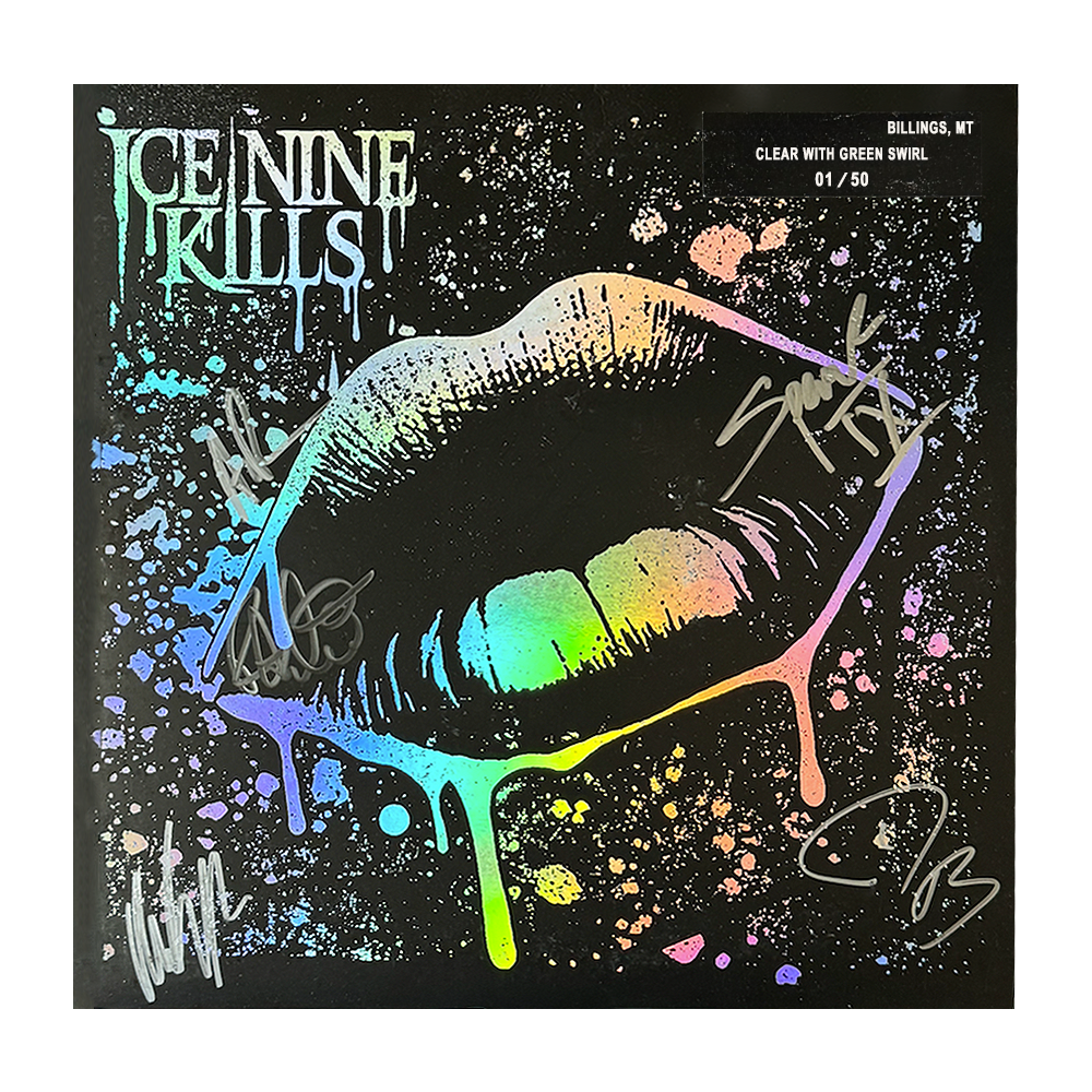KOD Autographed LP - Billings Clear Green Swirl