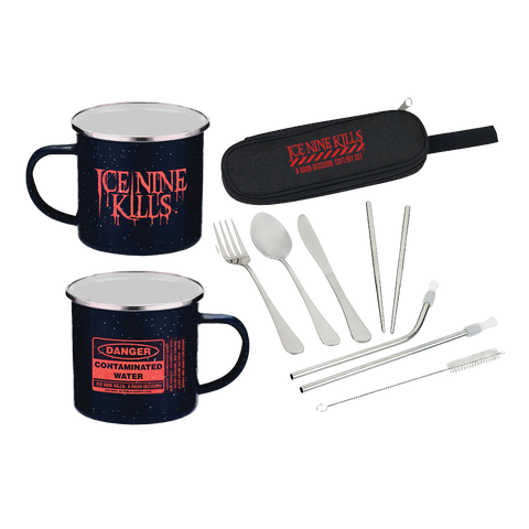Feeding Frenzy Cutlery Kit + Mug Set