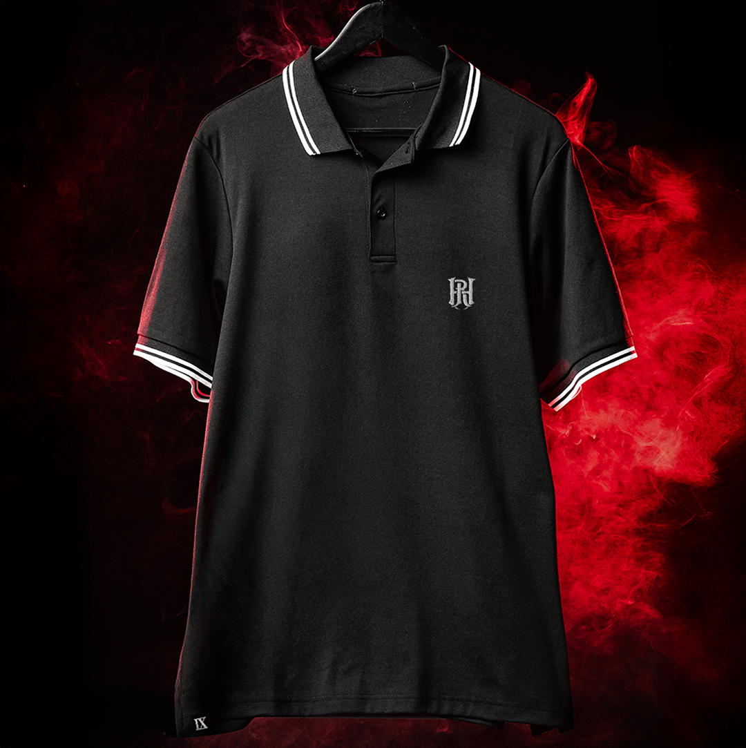 Horrorwood Reserve Black Polo – ICE NINE KILLS Horrorwood Reserve Black Polo – ICE NINE KILLS