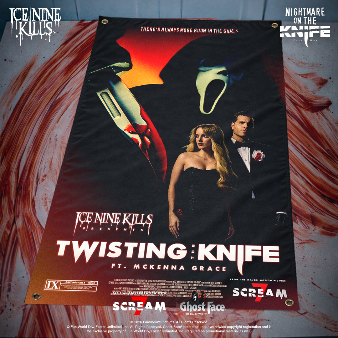 Twisting The Knife 3x5 Flag