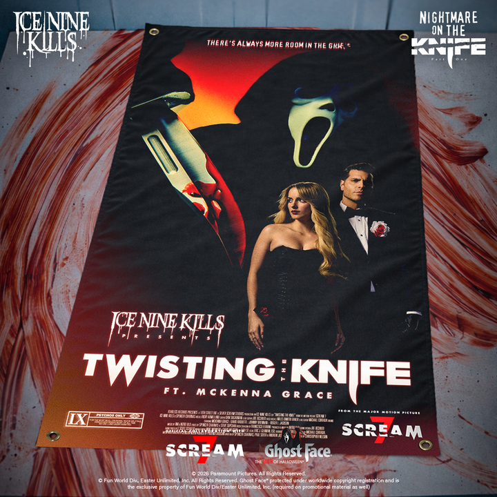 Twisting The Knife 3x5 Flag